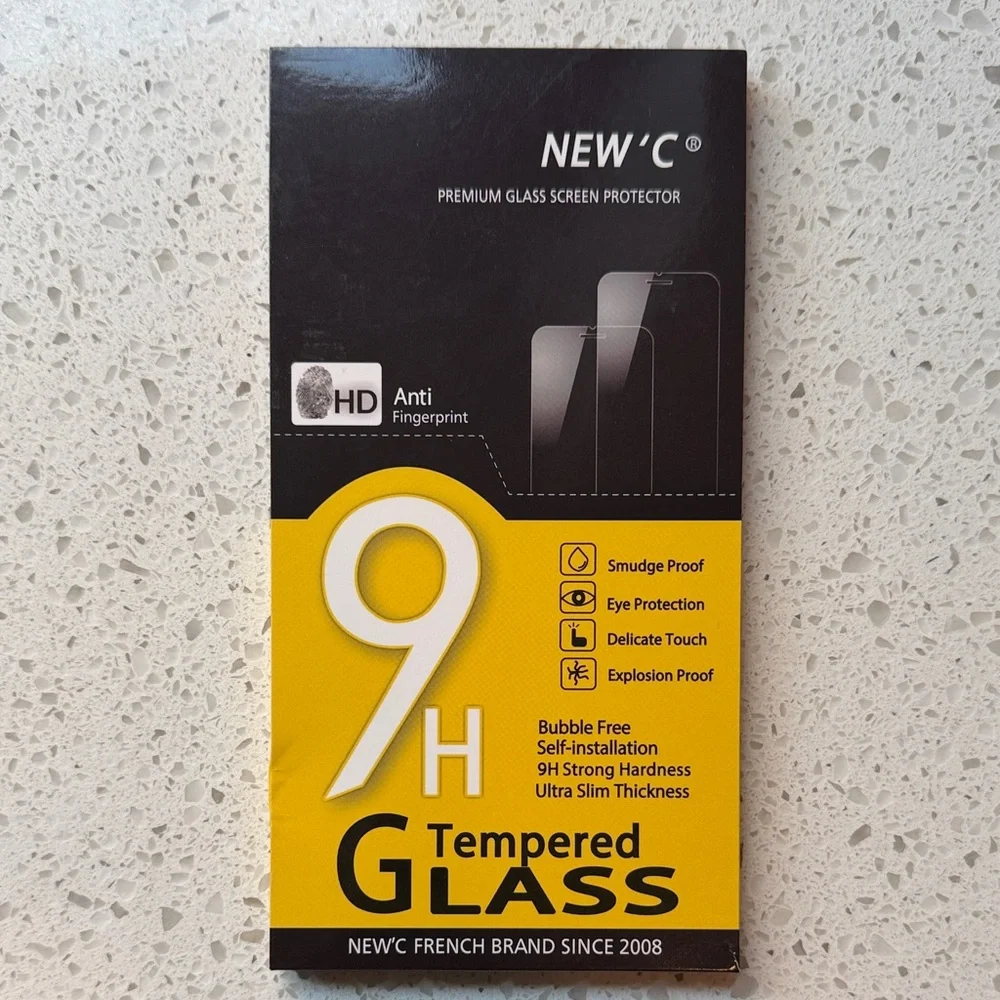 NEW'C Tempered Glass Screen Protector iPhone 13 Pro Max